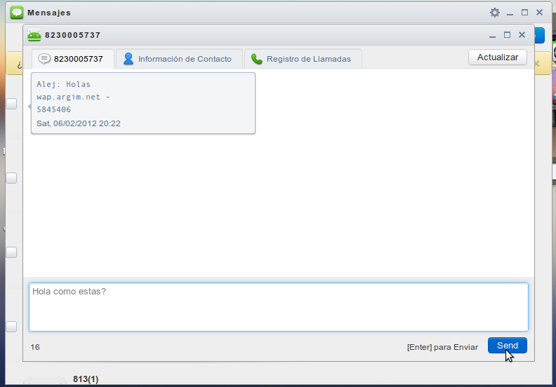 airdroid - mensajes airdroid - mensajes