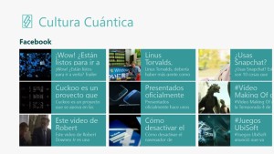 App Cultura Cuantica para Windows Phone