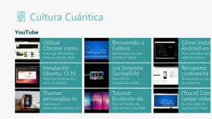App Cultura Cuantica para Windows Phone