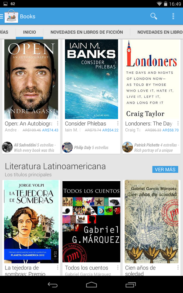 google play books argentina