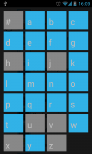 launcher WP8 - letras