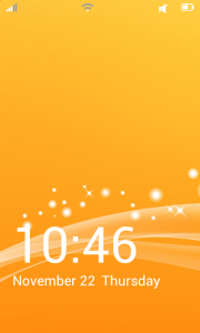 launcher WP8 - pantalla bloqueo