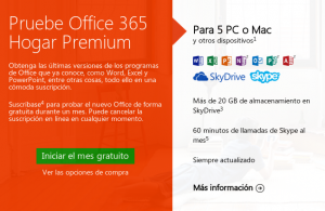 probar office 365 gratis