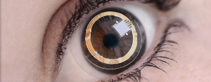 computadoras en lentes de contacto