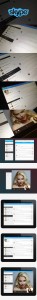 skype tablet concepto