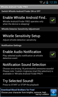 whistle android finder 2